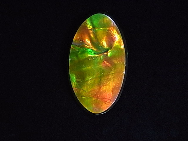 宝石ルース アンモライト 化石 Ammolite /約6.3g/1個 カナダ産